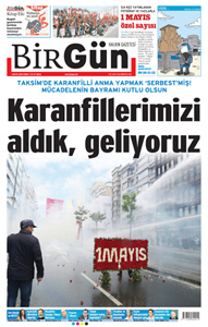 BirGün 1 May 2015 cover