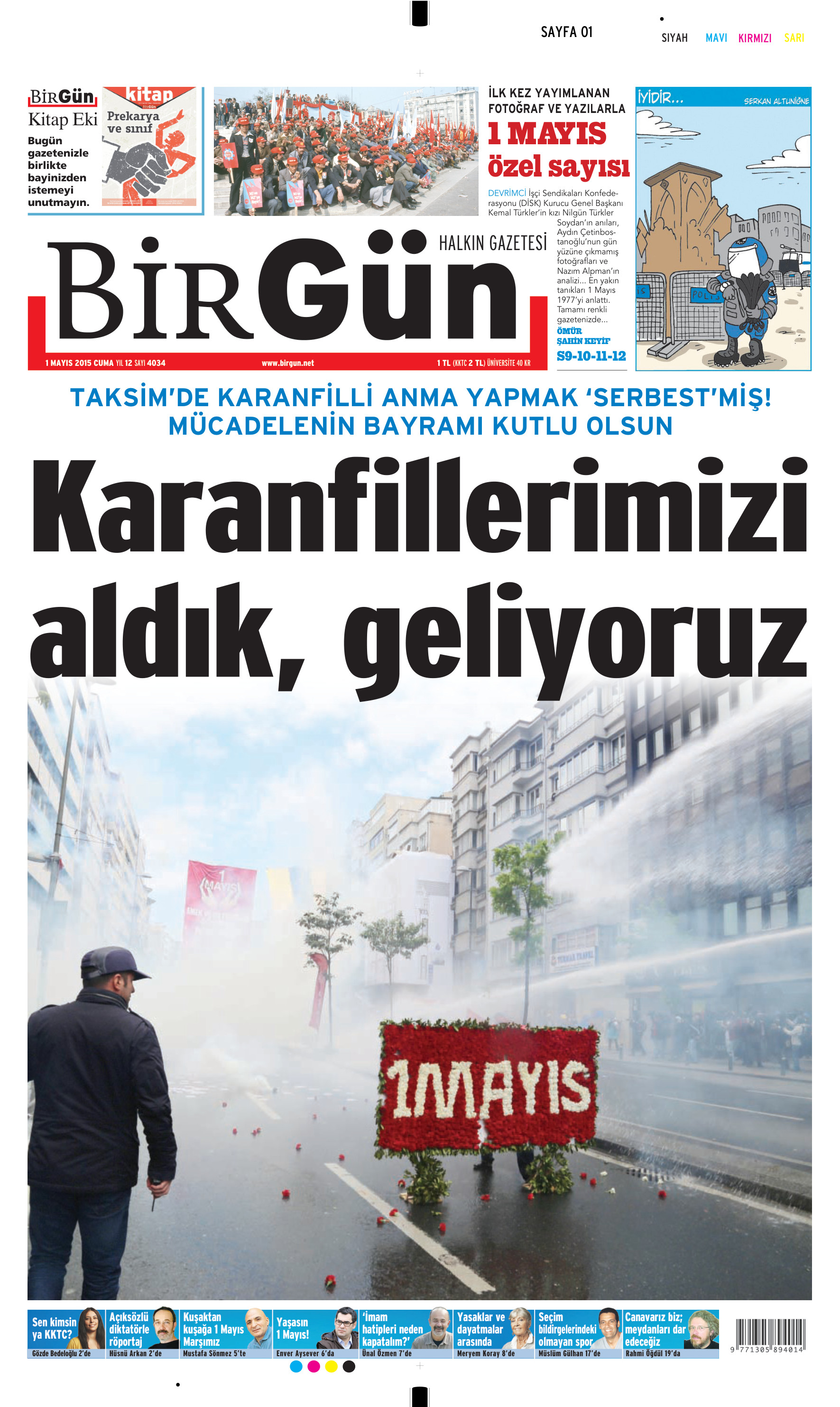 BirGün 1 May 2015 publication page 1