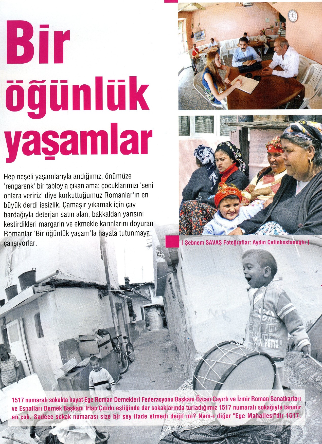 Neşe ve Hüznün Romanı / A Novel of Joy and Sorrow publication page