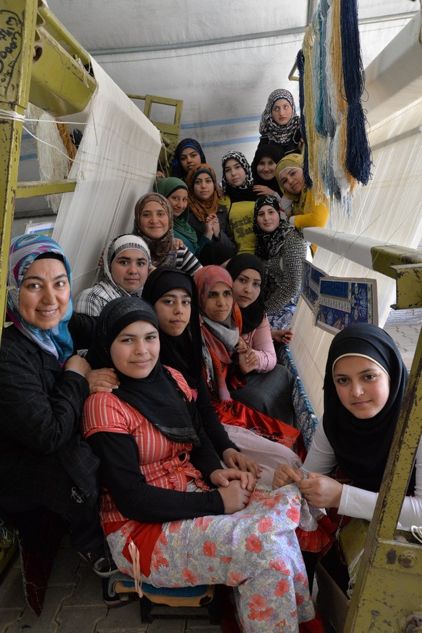 Midyat carpet weaving, 2015 — photograph 15
