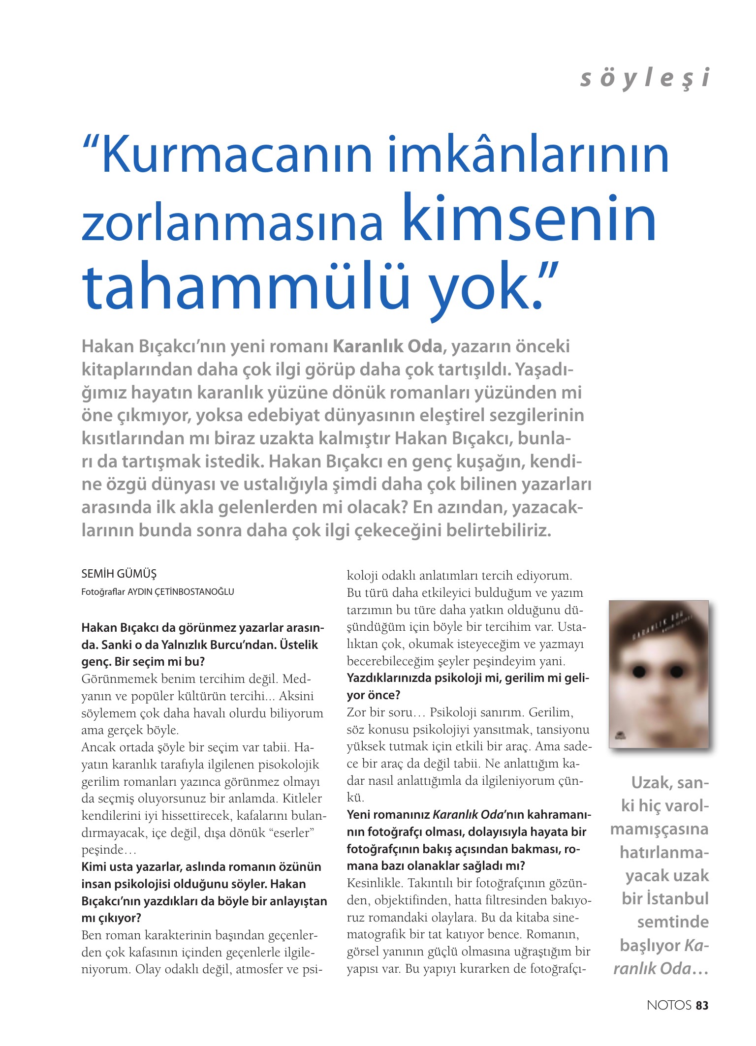 NOTOS Issue 26, publication page 2